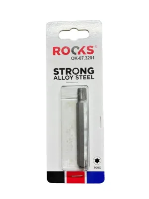 Long bit 10 mm (3/8") TORX T50 – 75 mm S2 stål