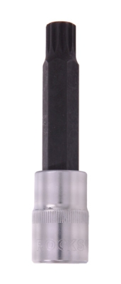 Gevindskaft-sokkelbit 1/2" (100 mm) Spline M14 – S2 stål, CRV50BV30