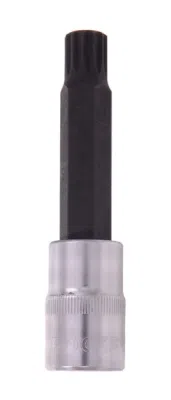 Gevindskaft-sokkelbit 1/2" (100 mm) Spline M14 – S2 stål, CRV50BV30