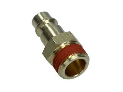 3/8" han-hurtigkoblingsnippel i messing til trykluft (op til 12 bar)