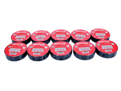 Rooks Elektrisk Isoléringstape – Sort PVC, 0,13 mm × 19 mm × 20 m