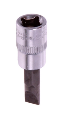 1/4" Bits-fatning 6,5 mm – S2 stål, koldpresset (CRV/50BV30), til kraftig brug