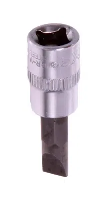 1/4" Bits-fatning 6,5 mm – S2 stål, koldpresset (CRV/50BV30), til kraftig brug