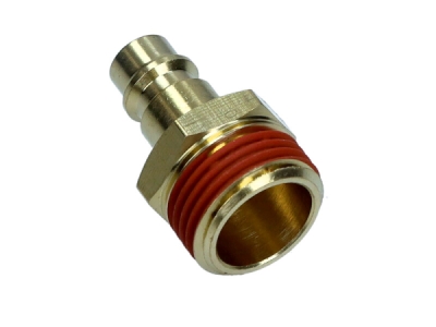 1/2" han-tilslutning til lynkobling i messing (12 bar)