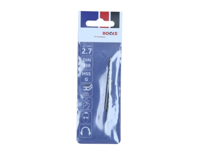 Pro Metal bor HSS M2 Ø 2,7 mm – DIN 338, 135°, 2 stk
