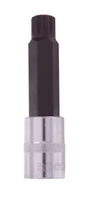 M16 1/2" bitsokkel 100 mm – koldforged spline, CRV50BV30 stål
