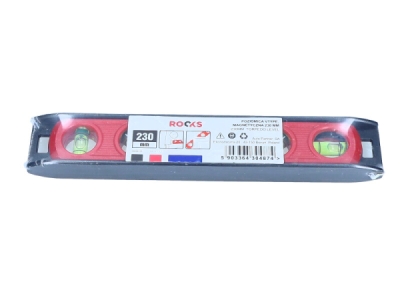 LEVEL V-TYPE Vaterpas med 4 Libeller, 225 mm