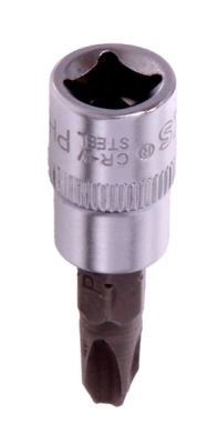 Bits-sokkel 1/4" PH3 (koldpresset) – S2 stål, CRV50BV30