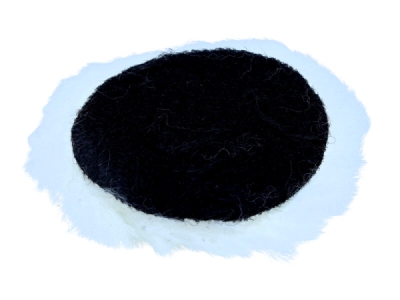 Uld poleringspad med velcro – AQ-12, Ø75 mm