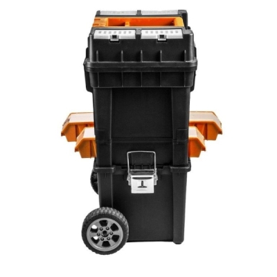 HD kompakt værktøjskasse på hjul – mobil arbejdsstation 40 x 40 x 70,5 cm
