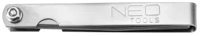 Følgelære (feeler gauge) med 26 blade i rustfrit stål – 0,04 til 0,63 mm