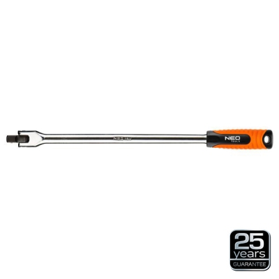 Skaft-/ledgreb med 1/2" led, 450 mm – CRV stål, to-komponent greb, TÛV M+T