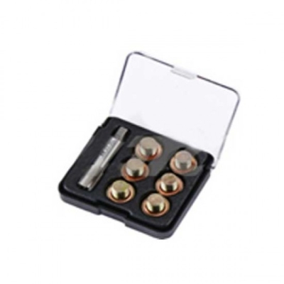 Gevindsreparationssæt til olieaftap/olieprop – M14x1,5 til M15x1,5 (M14x1,5 → M17x1,5) med indsatspropper