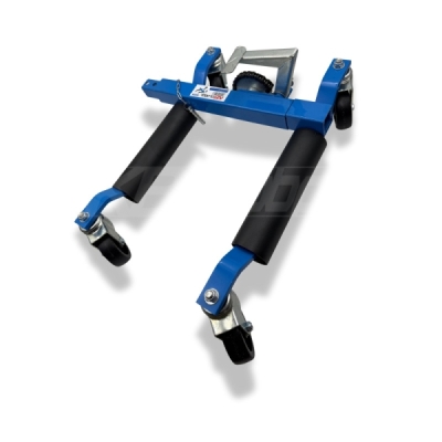 KB Global hjultræk/trolley til bugsering og løft af bilhjul – justerbar 31,5–71 cm, 750 kg pr. rulle