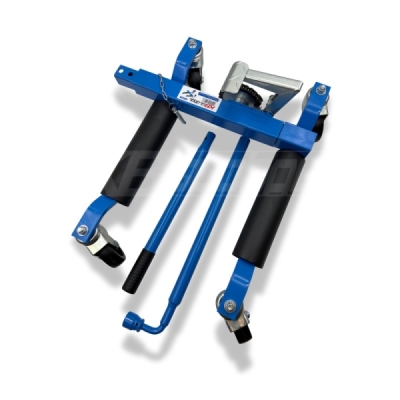 KB Global hjultræk/trolley til bugsering og løft af bilhjul – justerbar 31,5–71 cm, 750 kg pr. rulle