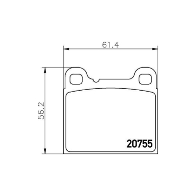 Bremseklodser HELLA PAGID T1184