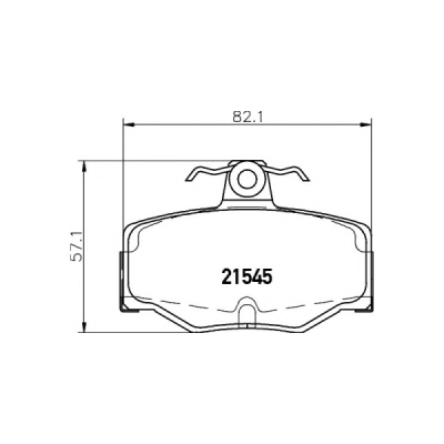 Bremseklodser HELLA PAGID T5064