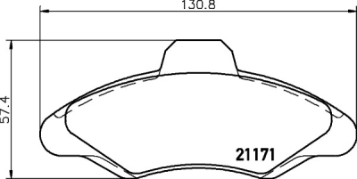 Bremseklodser HELLA PAGID T9012