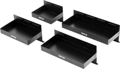 4 magnetiske hylder til værkstedsvogn