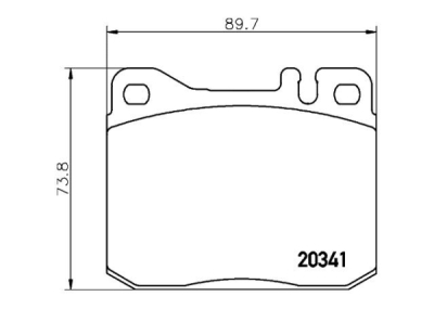 Bremseklodser HELLA PAGID T4113