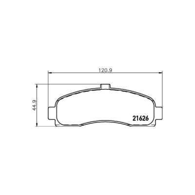 Bremseklodser HELLA PAGID T3022