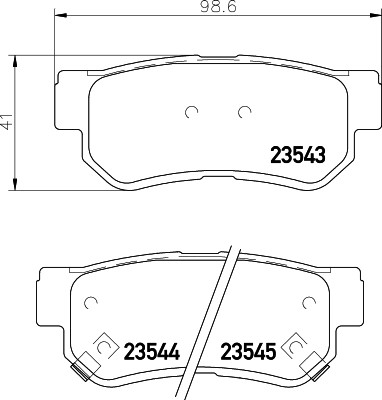 Bremseklodser HELLA PAGID T1305