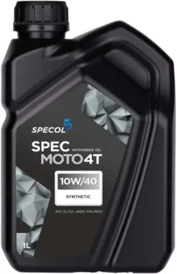 Moto 4T 10W-40 Syntetisk motorolie – JASO MA/MA2, 1 L