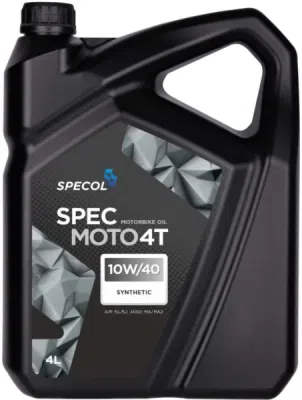 10W-40 4L JASO MA/MA2 Spec Moto 4T Syntetisk Motorolie