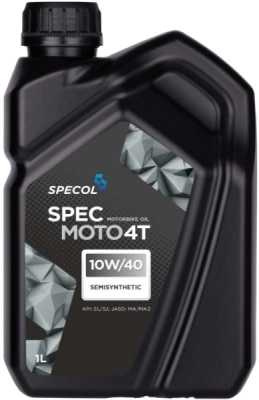SPEC MOTO 4T 10W-40 Semisyntetisk motorolie – 1L (JASO MA/MA2)