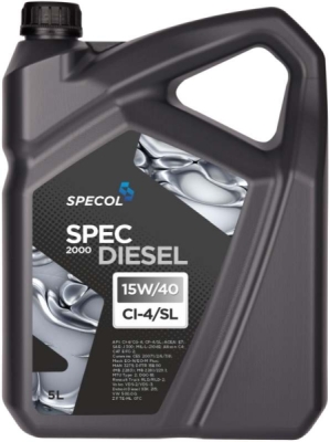 SPEC Diesel 2000 15W-40 motorolie – 5 liter
