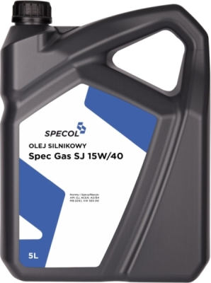 15W-40 motorolie til benzin- og LPG-motorer – 5 liter