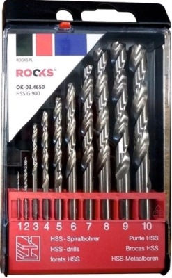 PRO HSS-G metalborsæt 1-10 mm – 10 dele