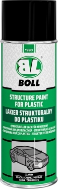 BOLL strukturmaling til plast – sort spray 400 ml