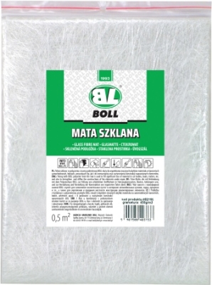 BOLL glasfibermåtte 450 g/m² – 0,5 m²