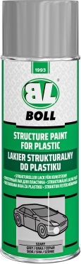 BOLL Strukturmaling til plast – grå spray 400 ml