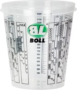 Transparent målebæger med skala – 2,24 liter