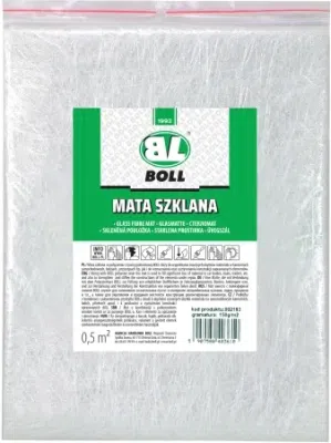 BOLL glasfibermåtte 150 g/m² – 0,5 m²