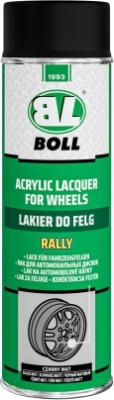 BOLL akryllak til fælge – mat sort, 500 ml