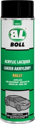 BOLL akrylmaling på spray – blank sort, 500 ml