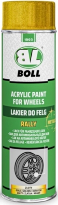 Akryllak til fælge – guld metallic, 500 ml