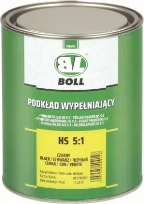 BOLL HS 2K Fyldeprimer 5:1 Sort – 800 ml
