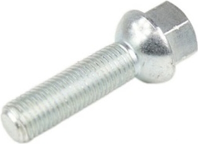 Hjulbolt M14x1,5 med kuglesæde – 35 mm – nøglevidde 17 mm