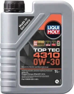 Top Tec 4310 0W-30 motorolie – 1 liter