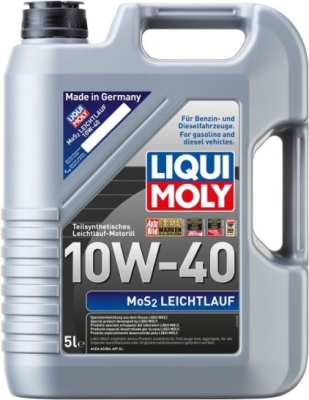 LIQUI MOLY MoS2 Leichtlauf Super 10W-40 motorolie – 5 liter