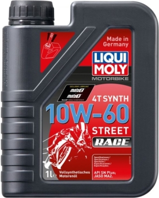 10W-60 4T Race syntetisk motorcykelolie 1 liter