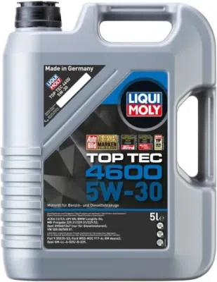 LIQUI MOLY Top Tec 4600 5W-30 motorolie – 5 liter