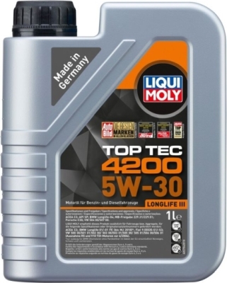Top Tec 4200 5W-30 motorolie – 1 liter