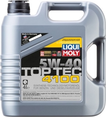 Top Tec 4100 5W-40 motorolie – 4 liter