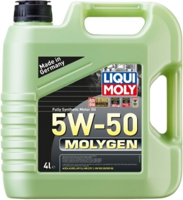 Molygen 5W-50 motorolie 4 liter