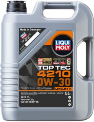 Liqui Moly Top Tec 4210 0W-30 motorolie – 5 liter